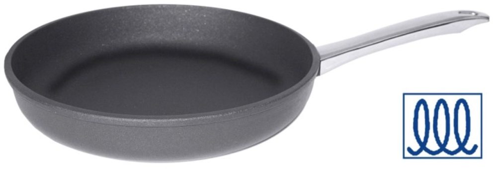 aluguss-Pfanne 28 cm mit Titan-Alu-Beschichtung, induk