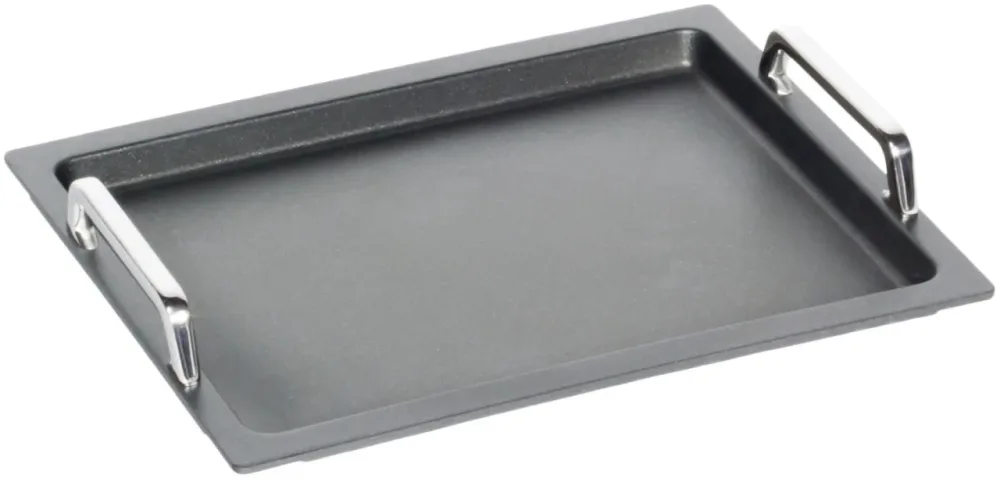 Bratplatte GN 1/2, H2cm mit Griffen