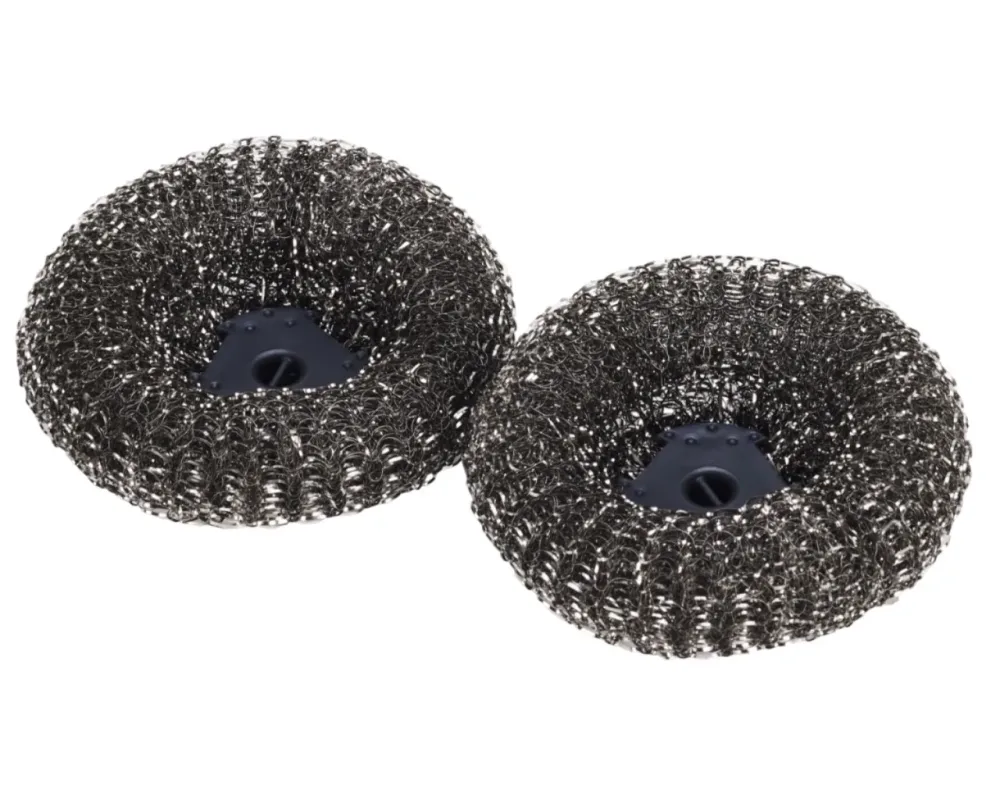 SinkTech Ersatzkopf für Spülbürste Stahlwolle 9x3.5cm