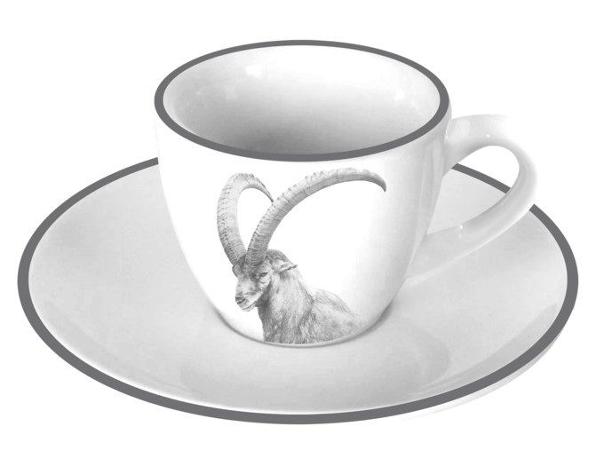 Espressotasse m. Unt. Steinb.