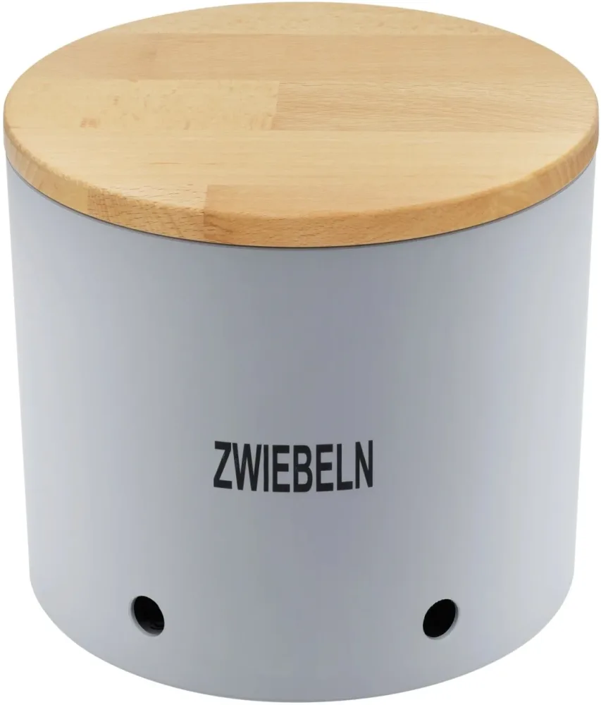Zwiebeltopf Biopolymer 20.2x15.2cm silber