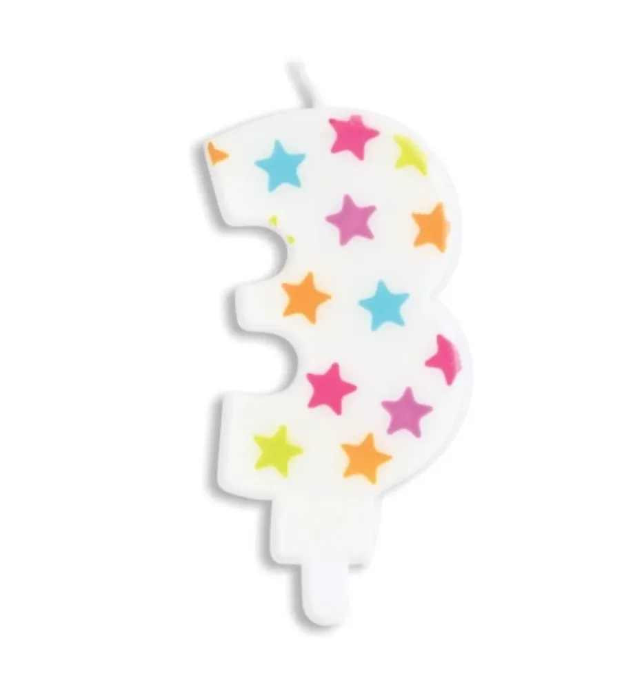 ScrapCooking - Kerze Zahl 3, One Size