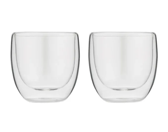 Espressotasse Glas doppelw.2St