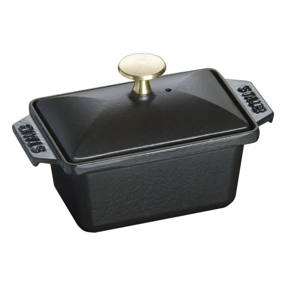 Terrinenform klein schwarz, 15x11cm