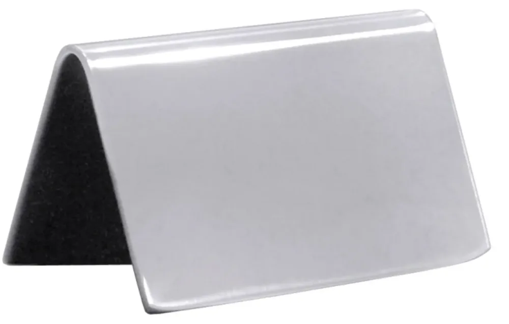 Schild hochglänzend 65x40 mm, neutral ohne Aufdruck