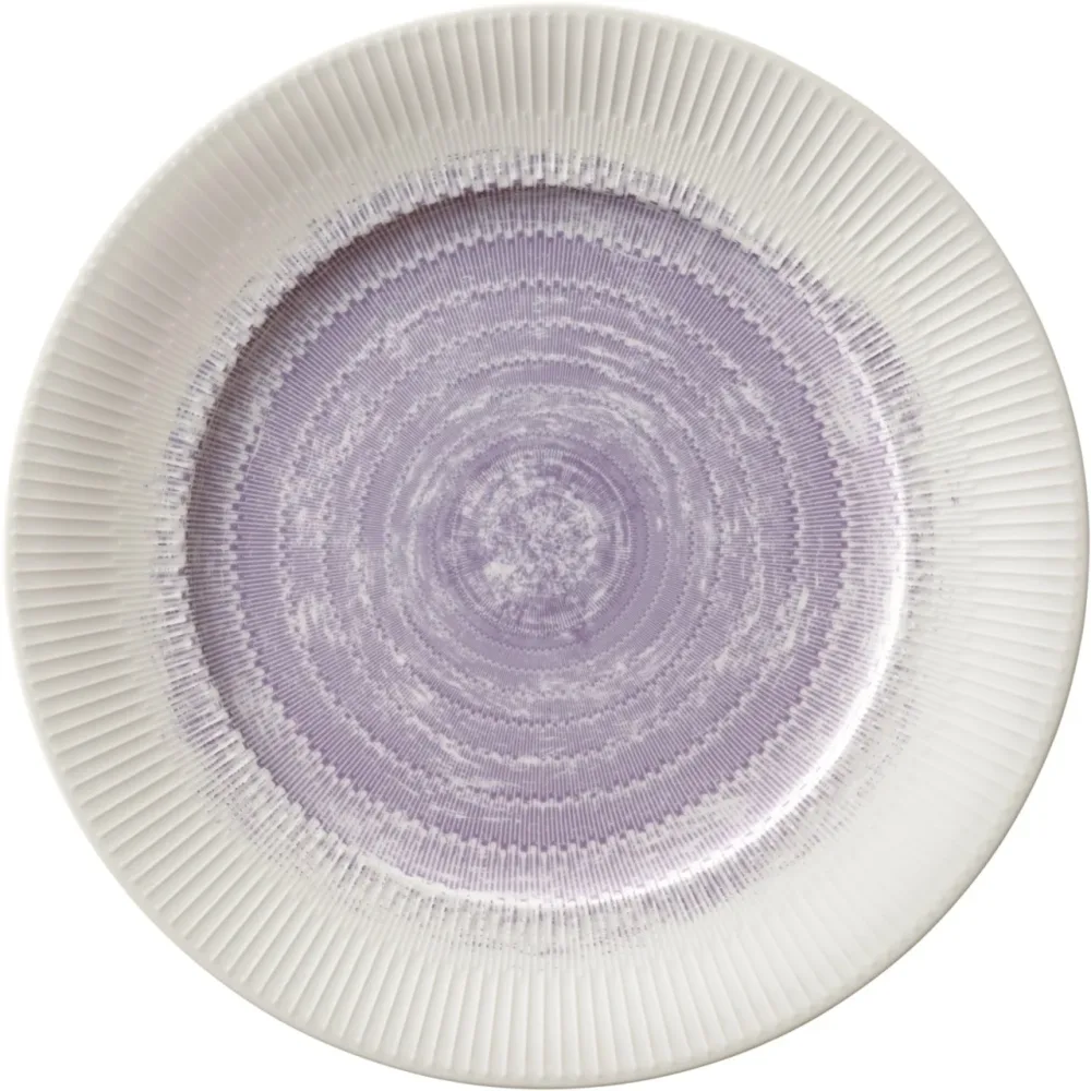 Delight Vibes SPIRIT LAVENDER Teller flach Fahne Relief 31cm