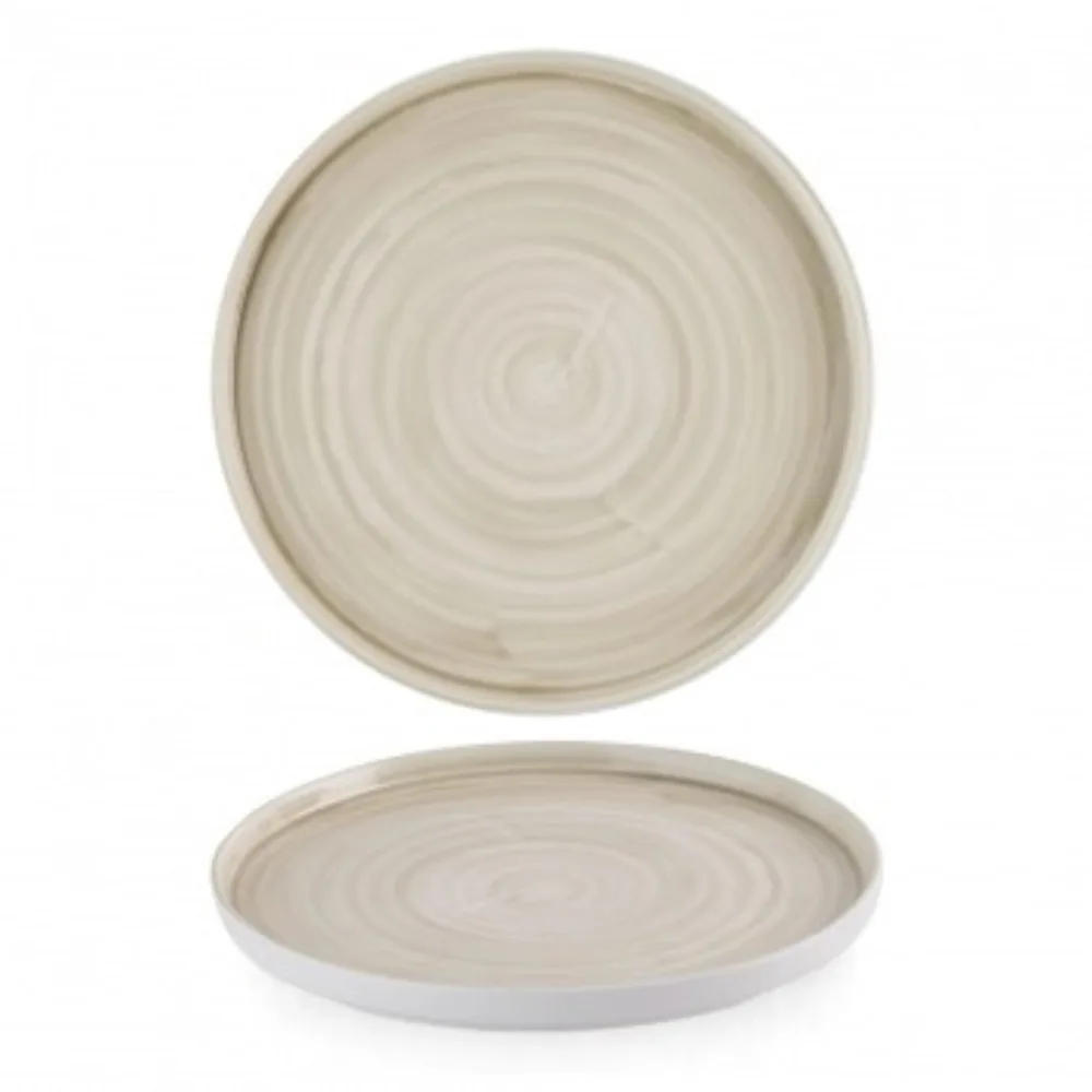 Stonecast Canvas Natural Walled Teller flach 15.7cm