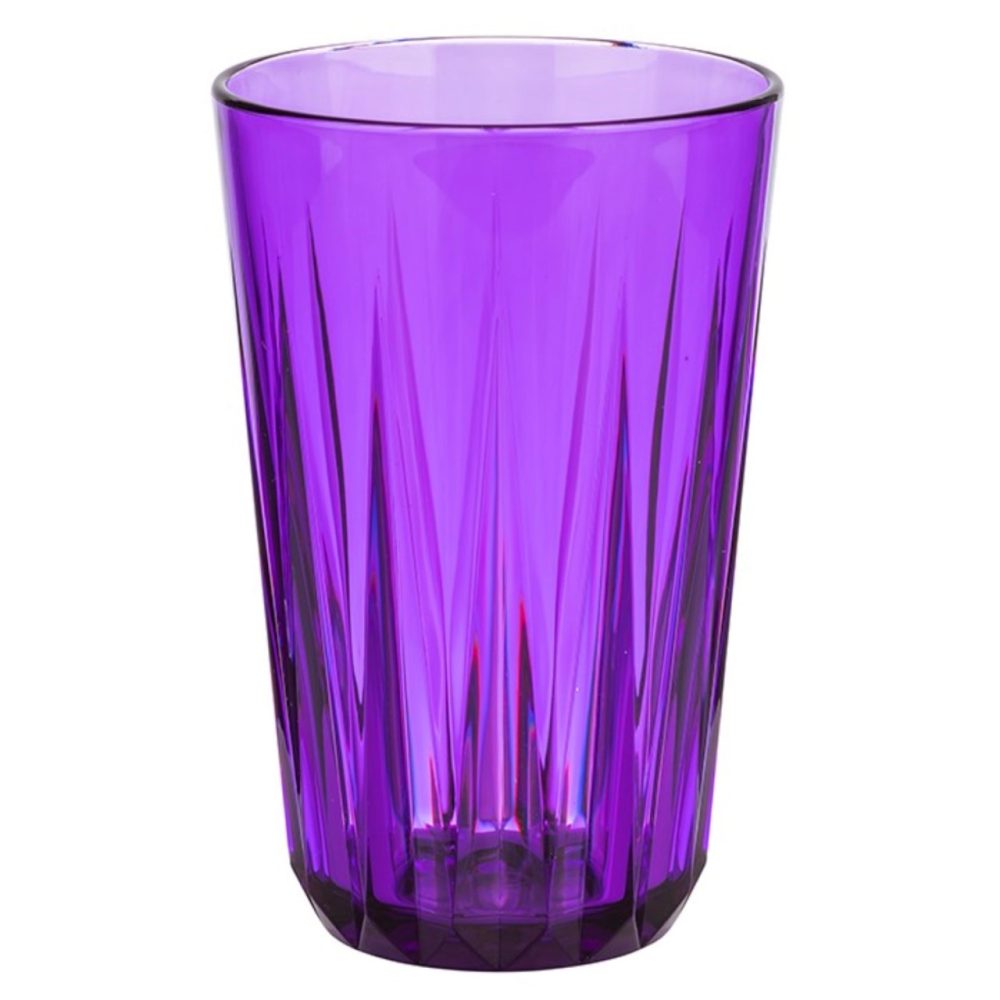 Trinkbecher Crystal lila D8cm H12.5cm, 300ml
