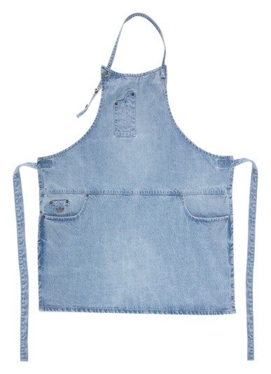 Schürze 5-P.Slim Fit wash.blue