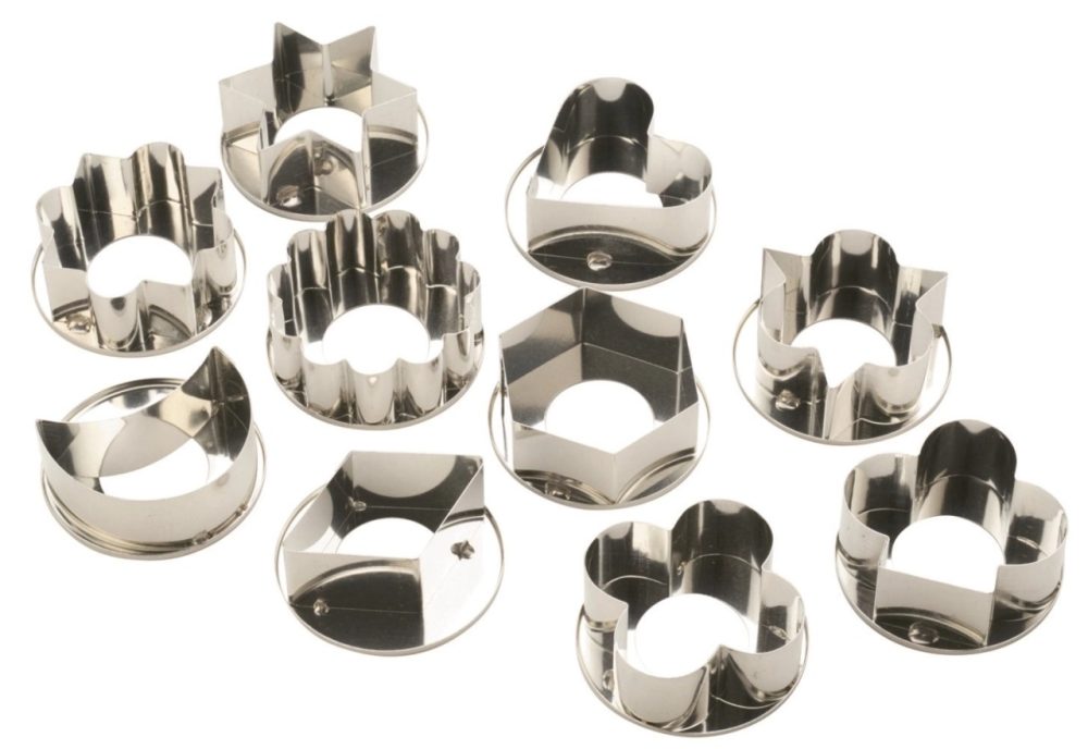 Teigausstecher Set 10tlg verschiedene Motive D6cm