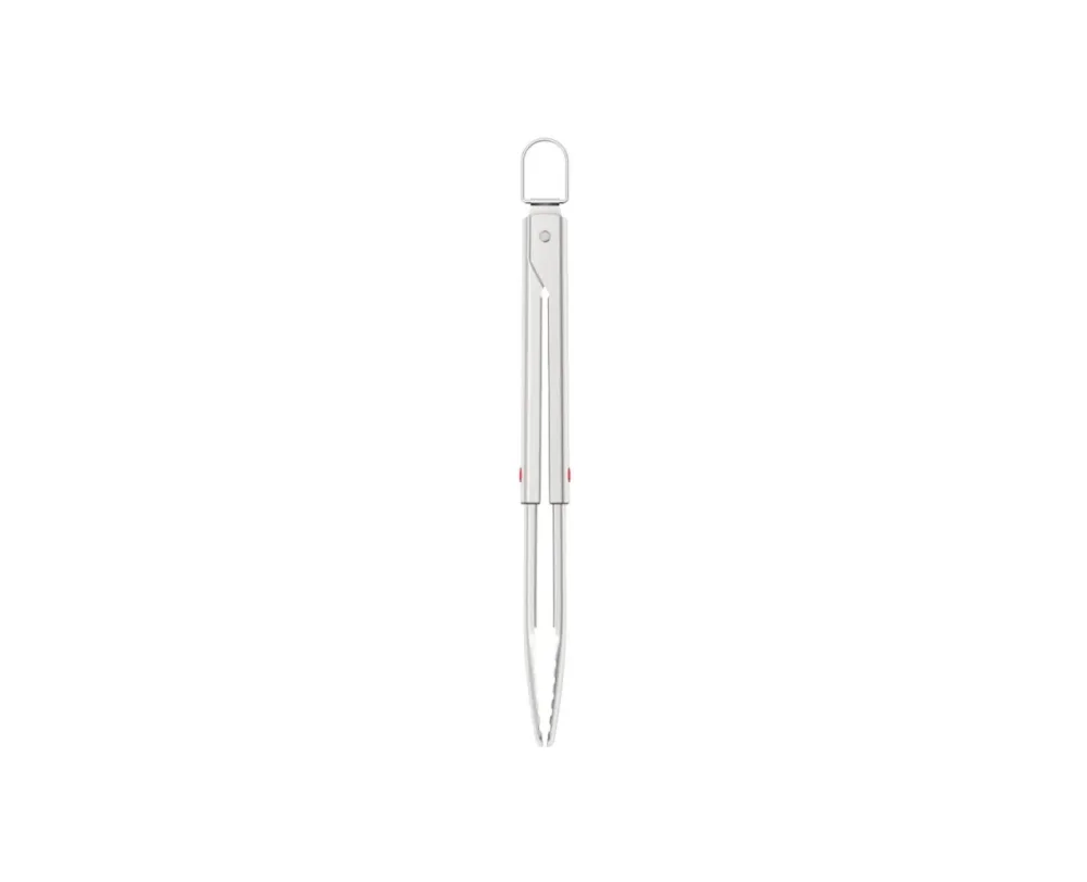 GrillOut BBQ Zange einziehbarer Kopf Edelstahl 42.5-34cm