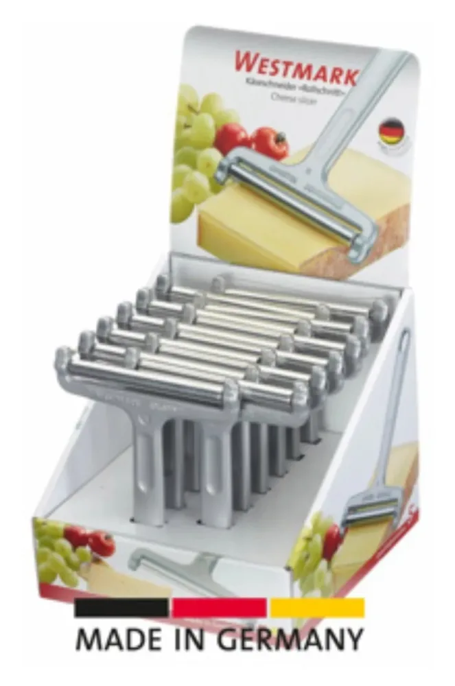 Display mit 12 Stk. Käseschneider Rollschnitt