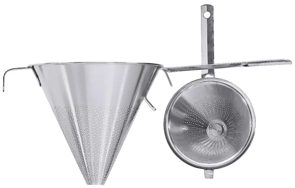 Spitzsieb mit Flachgriff 26 cm