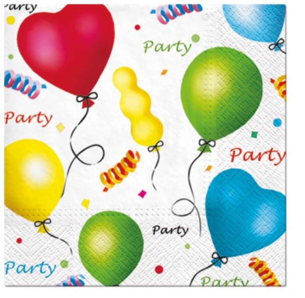 Servietten Lunch 20x Party, 33x33cm