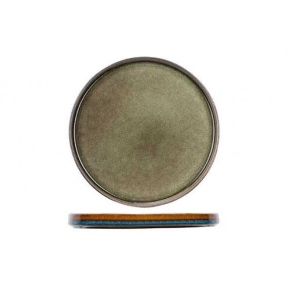 Cosy & Trendy Dessertteller Quintana; 22 cm (Ø); grün; rund; 6 Stück / Pack