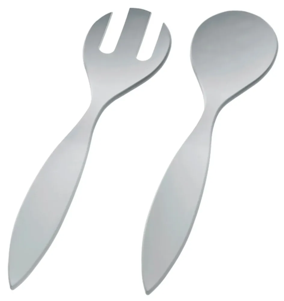 Salatbesteck Biopolymer 30cm silber