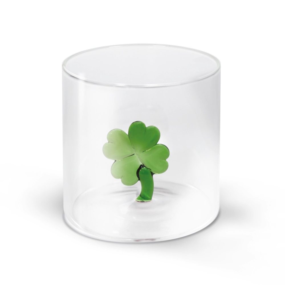 Glas aus Borosilikat 250ml Kleeblatt
