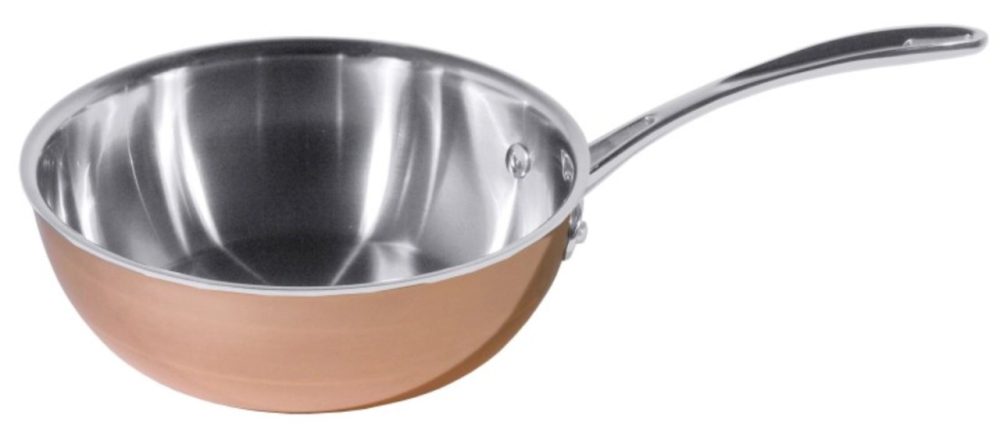 Sauteuse, 20 cm Kupfer aus Mehrschichtmaterial