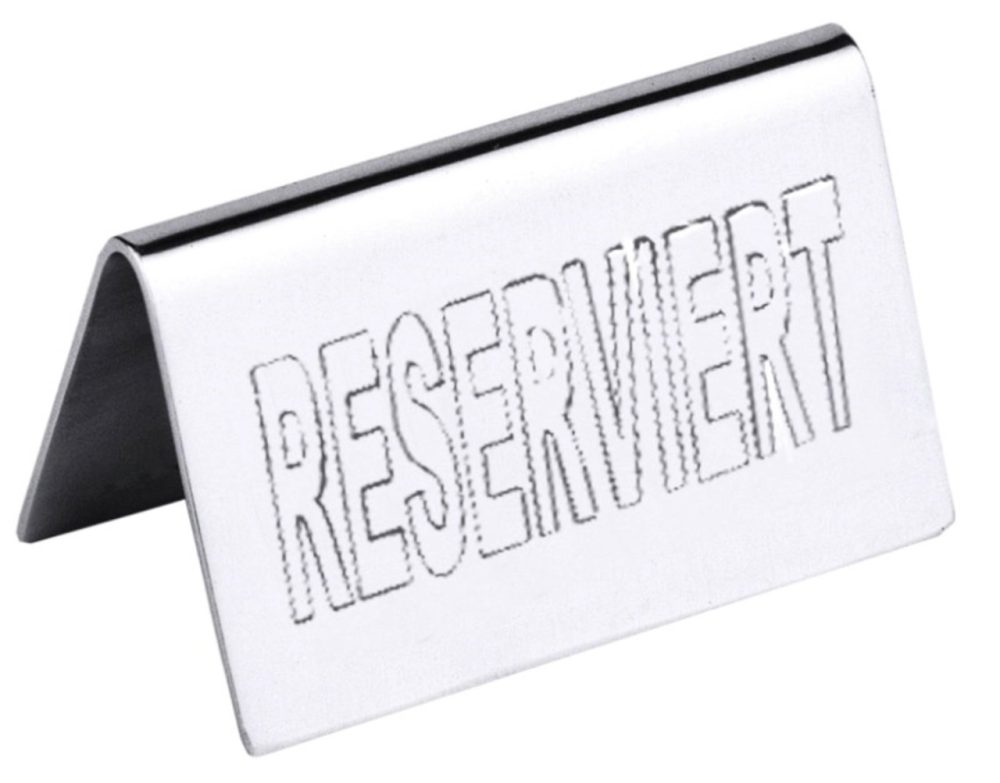 Tischschild Reserviert