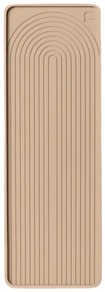 Untersetzer / Abtropfmatte 28x10cm Silikon greige