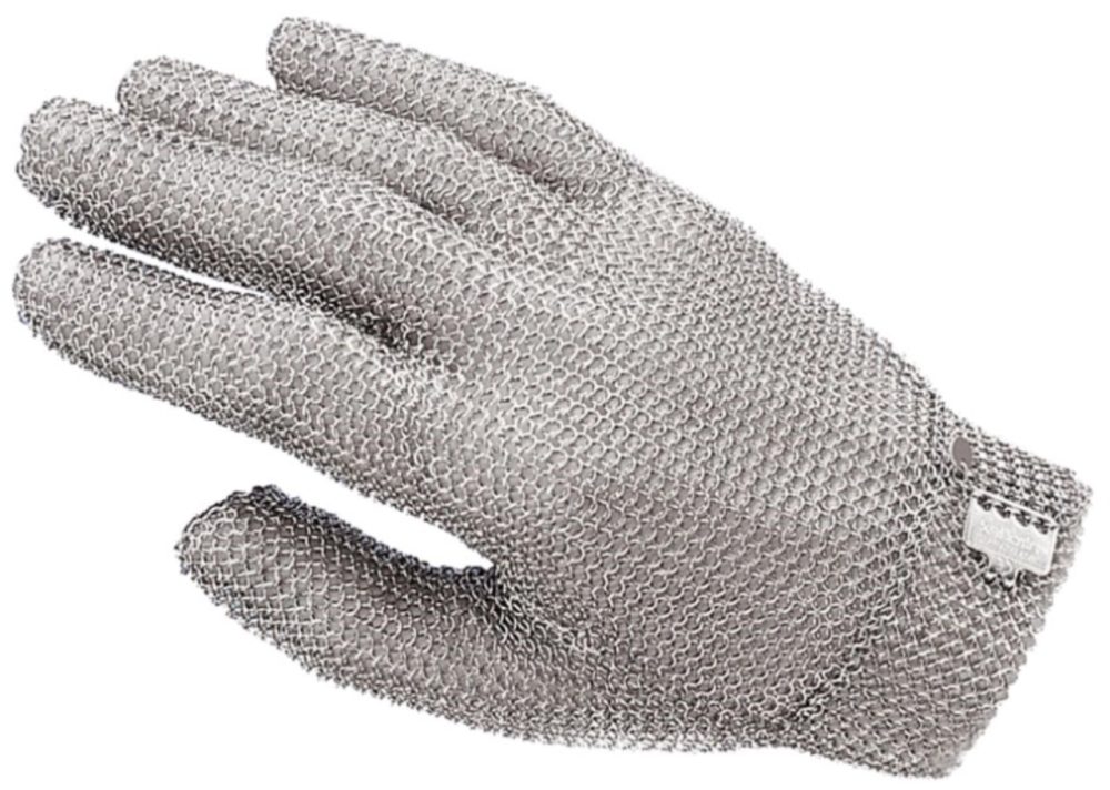 Stechschutzhandschuh, einzeln Grösse 2 M (rot)