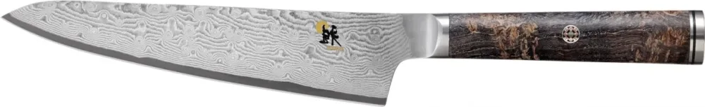Gemüsemesser Miyabi Silber Stahl 23.5 cm 3.6 cm - Material: MC66-Pulverstahl / Schwarz-Ahorn - Gemüsemesser
