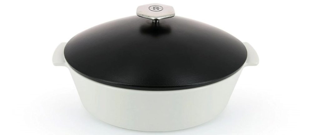 RVL 2 Kasserolle oval, 33x27x16cm, 4.2l, schwarz, Induk.