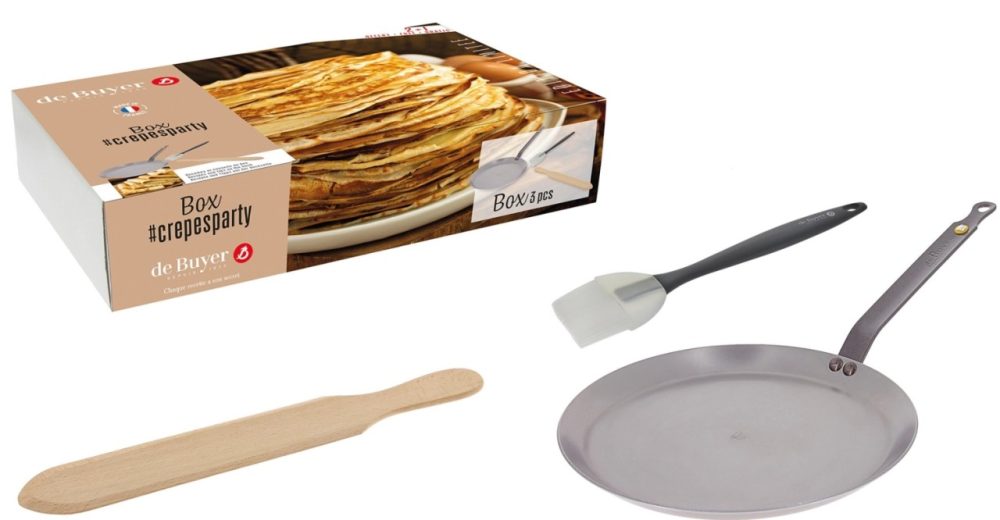de BUYER - Bratpfannen-Set, 26cm, Grau