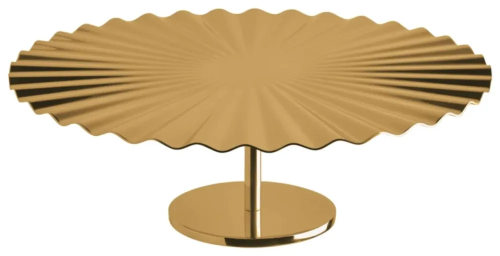 Kyma Etagere D28cm, H8.5cm PVD Gold