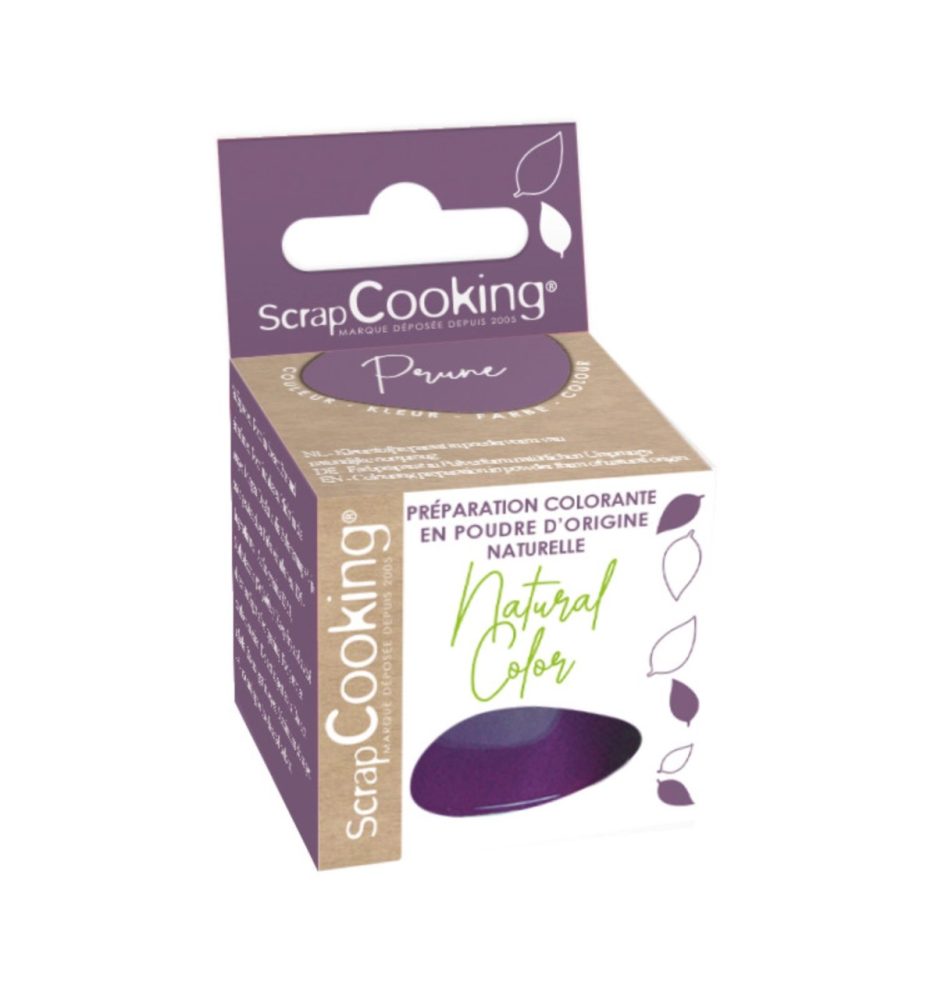 Lebensmittelfarbe natürlich Pulver violett 10g
