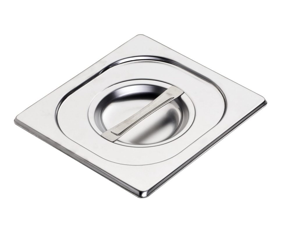 GN Deckel 1/6 Edelstahl
