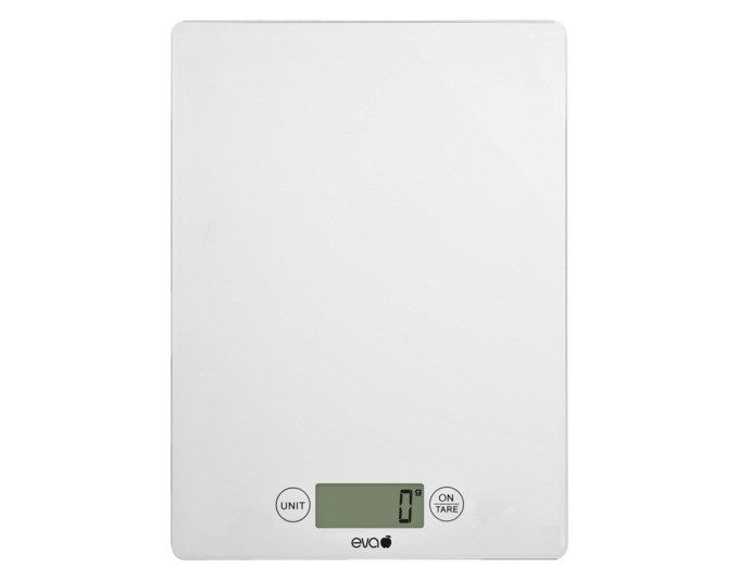 Küchenwaage Glas weiss 5kg