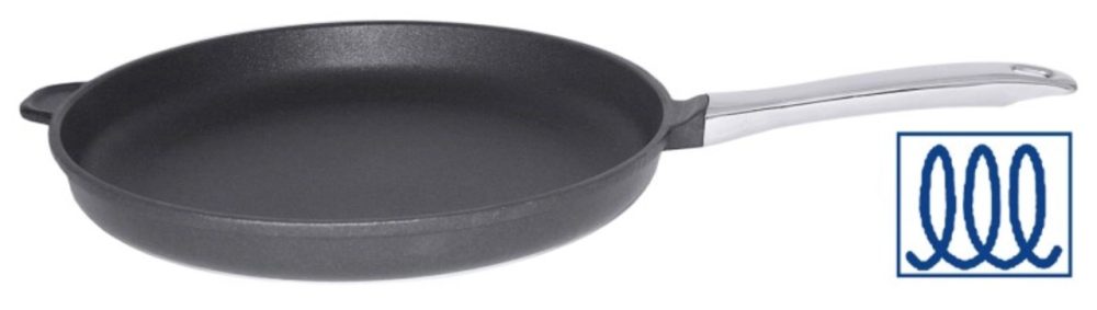 aluguss-Pfanne 32 cm mit Titan-Alu-Beschichtung, induk