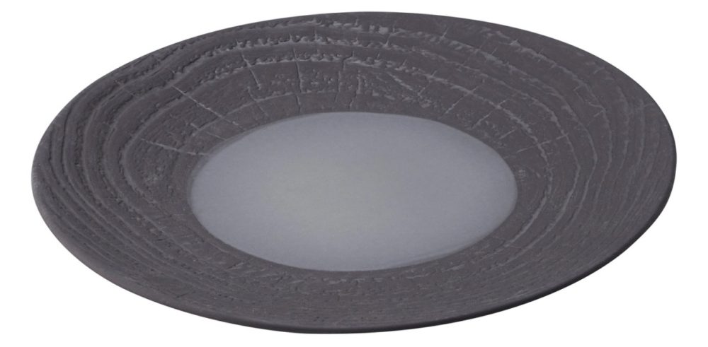 Speiseteller rund, H:3.4cm, Ø28.3cm, lakritze-
