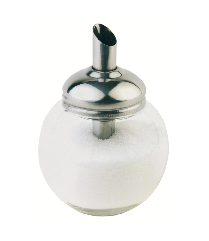 APS Zuckerdosierer; 150 ml, 8.5x12 cm (ØxH); silber/transparent; rund