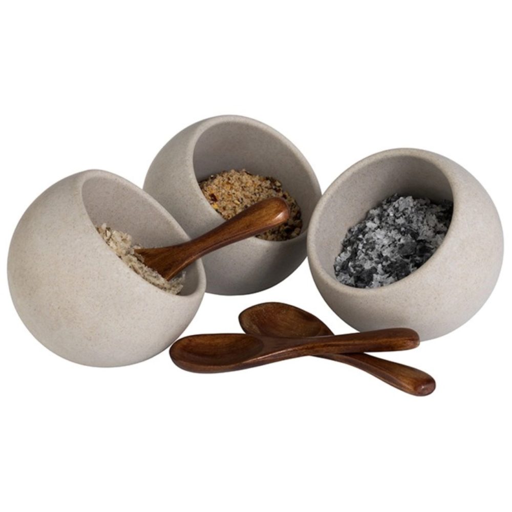 6-tlg. Servierset Moon D8cm H7.5cm 0.05lt. Melamin gra