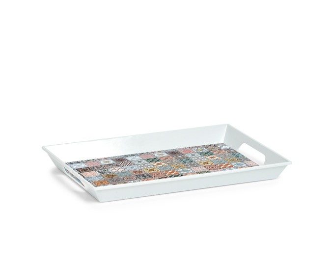 Tablett Mosaik Melamin 50x35cm