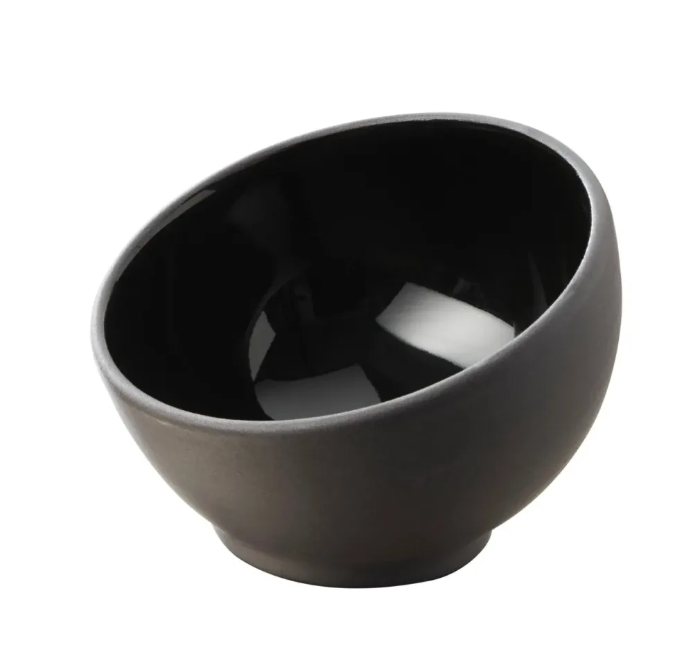 Häppchenschale, Ø7.5cm, schwarz