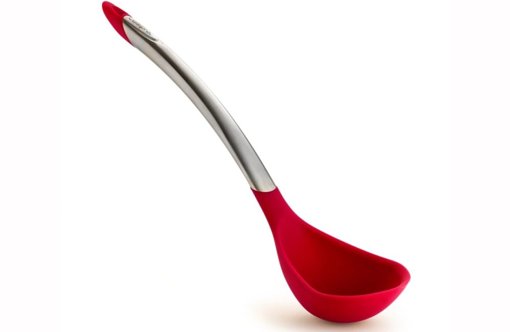 Kochlöffel 31cm Edelstahl/Kunststoff rot
