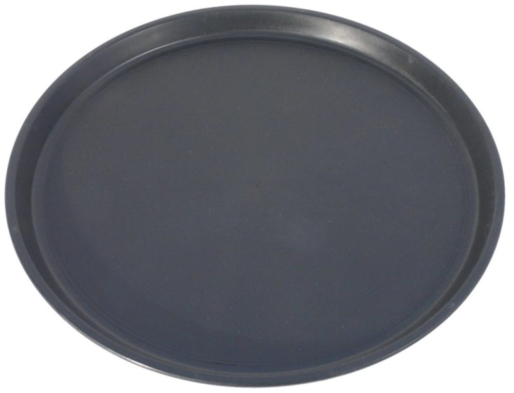 Tablett rund 35cm schwarz, rutschfest