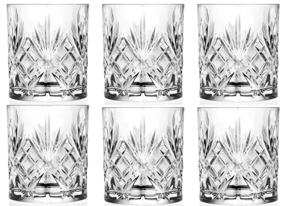 RCR Trinkglas Melodia; 240 ml, 7.4x8.5 cm (ØxH); transparent; 6 Stück / Pack