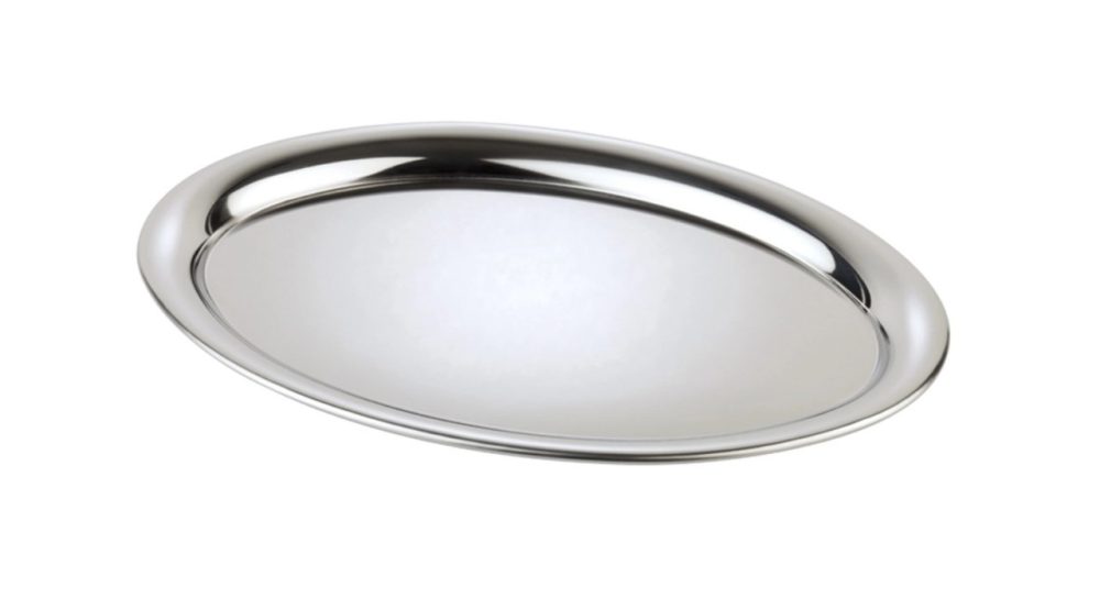 Serviertablett Kaffeehaus, ca. 26.5x19cm, oval