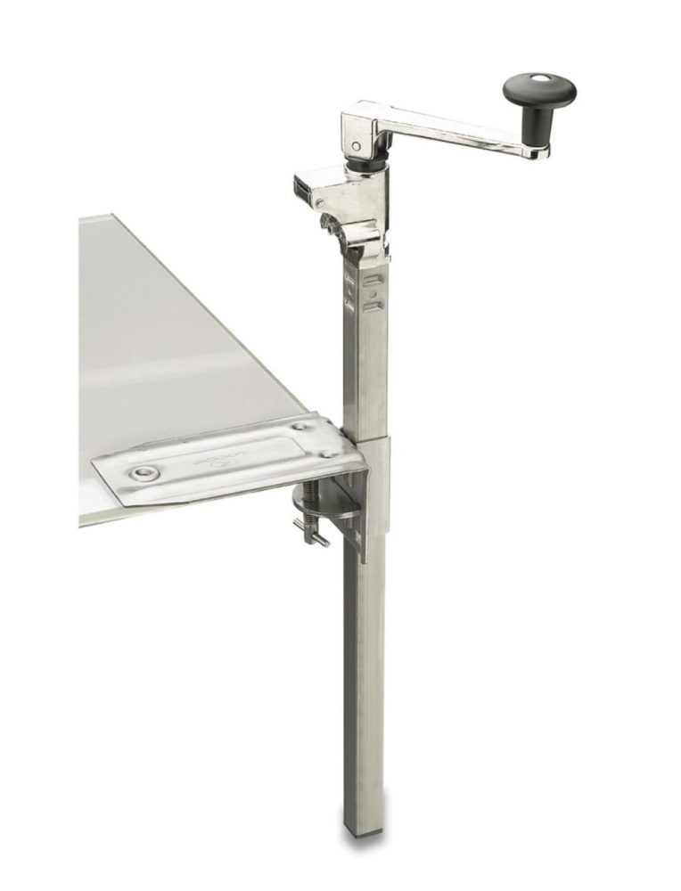 Dosenöffner für Tisch Edelstahl max H Dose 30cm