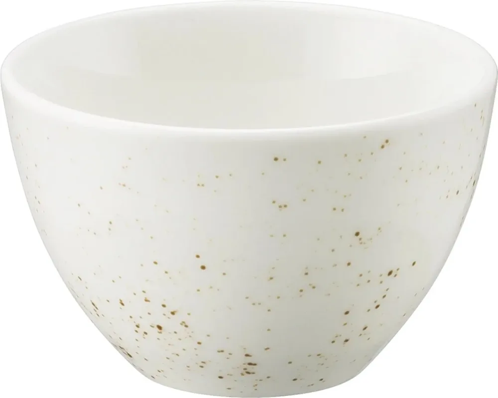 Pottery Unique white Bowl rund 10cm 0.22lt