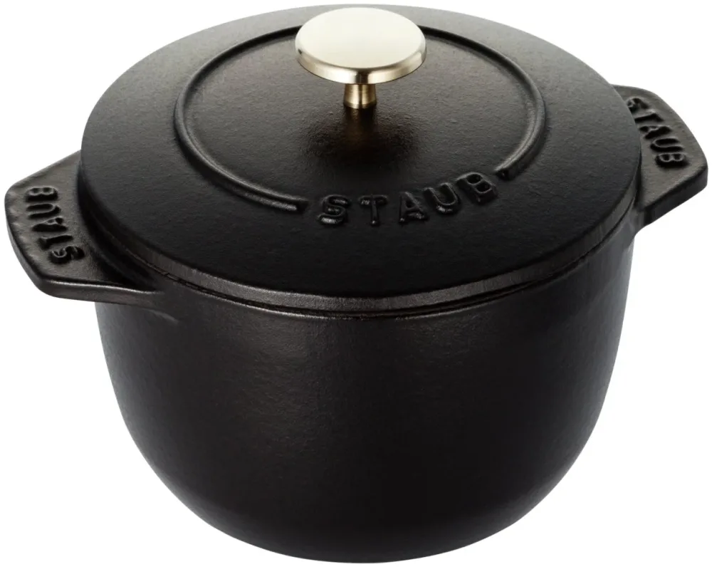 Reis Cocotte 12cm, Schwarz, Gusseisen