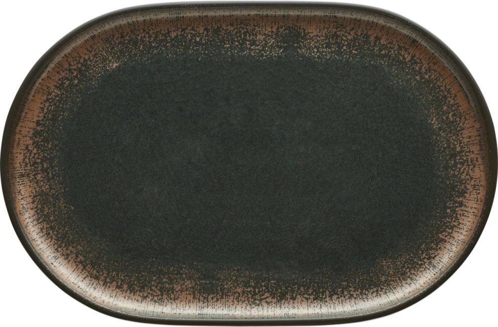 Shiro Komodo 3 Colors Platte coupe oval 30x19cm