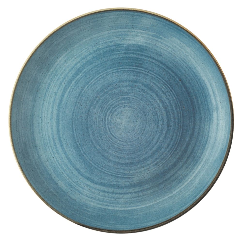 Stonecast Raw Teal Coupe Teller flach 28.8cm