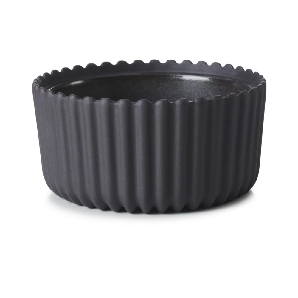 Ramkin Black Smooth Dark Metal H:4.5cm, Ø9cm, 10cl