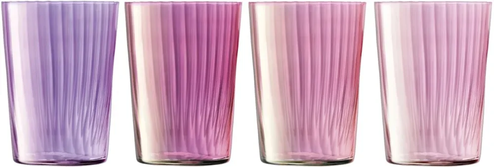 LSA International Kelch-Set Gems Rot Glas 0.56 l - Farbe: dunkelrot - Kelch-Set