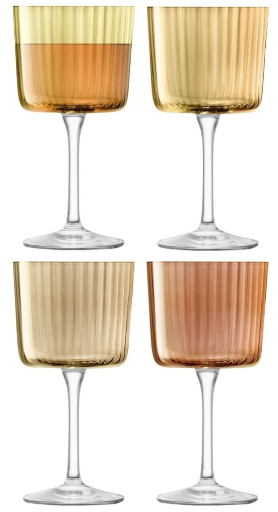 4er Set Gems Weinglas 250ml bernstein assort.